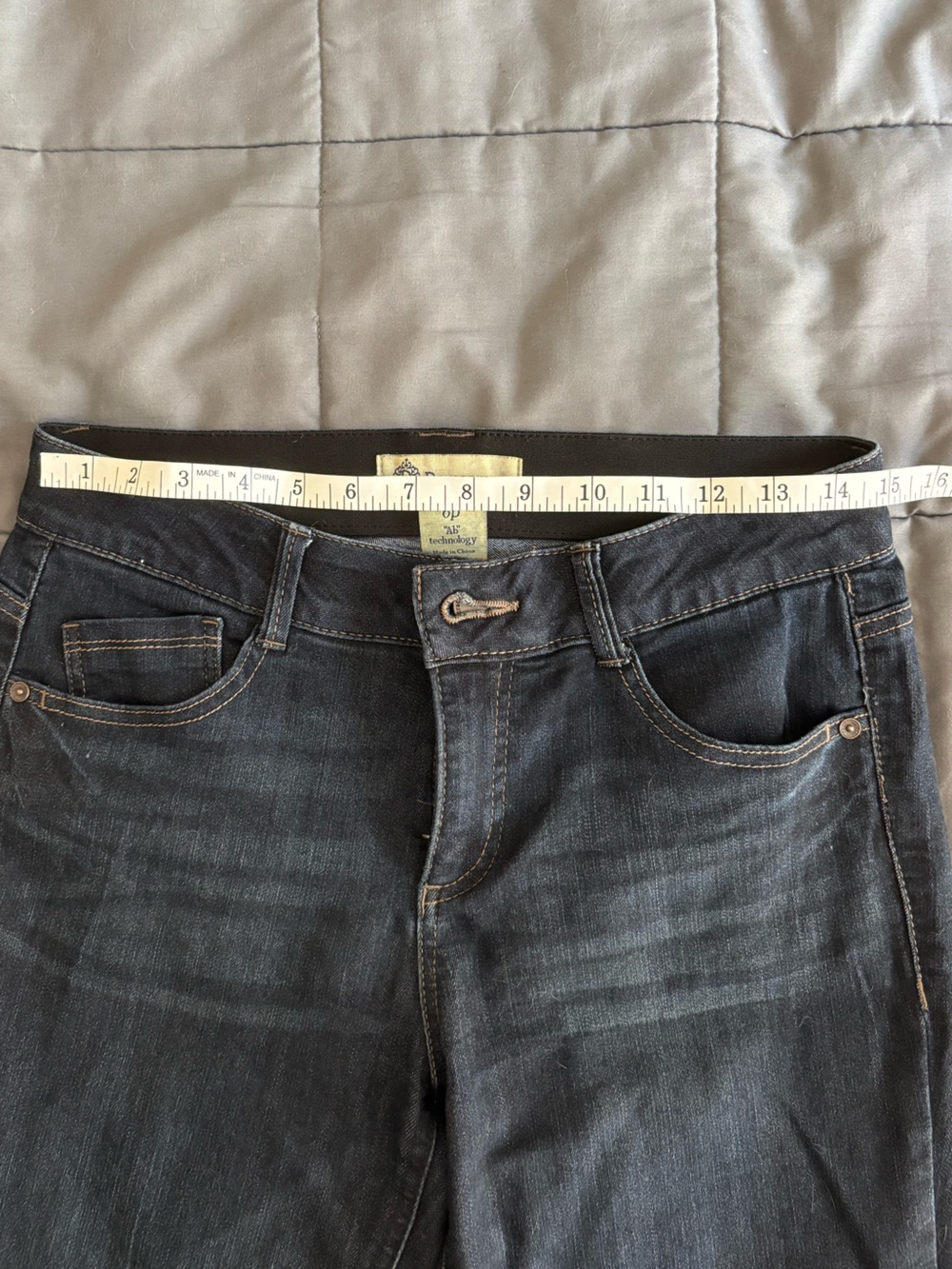 Democracy Dark Indigo Flare Jeans - Picture 7 of 10